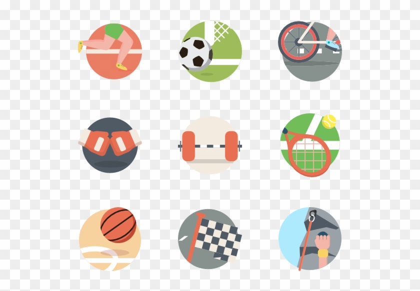 Color Sport Elements - Soccer Icon Color Clipart