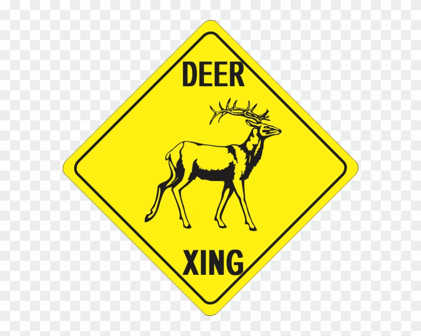 Deer Animal Crossing Signs Image - Cau Lac Bo Bong Da Clipart #473364