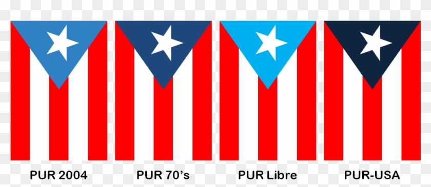Pur Usa Is Our Flag As Preferred By The United States - Bandera De Puerto Rico Colores Originales Clipart #473584