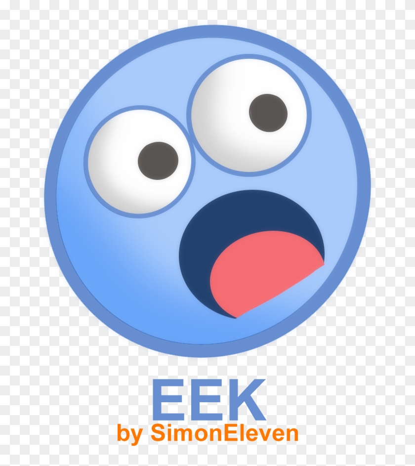 "eek" Emoji Remastered - Eek Emoji Clipart #473669