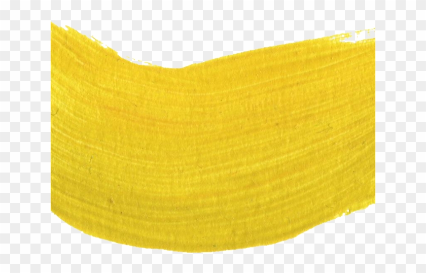 Paint Brush Png Transparent Images - Yellow Paint Stroke Png Clipart