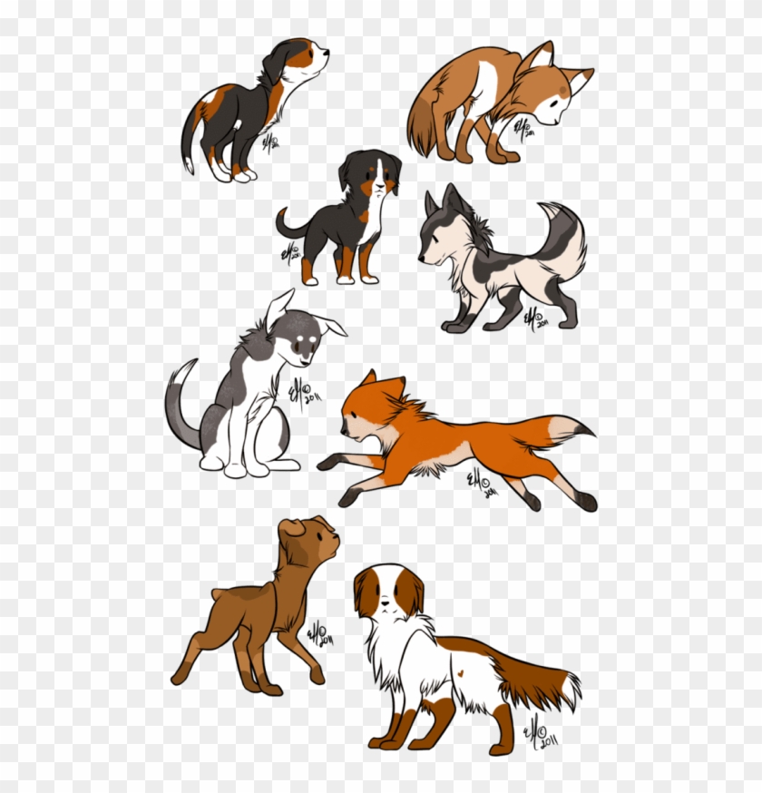 Free Png Download Anime Chibi Dog Png Images Background - Chibi Dog Drawing Clipart