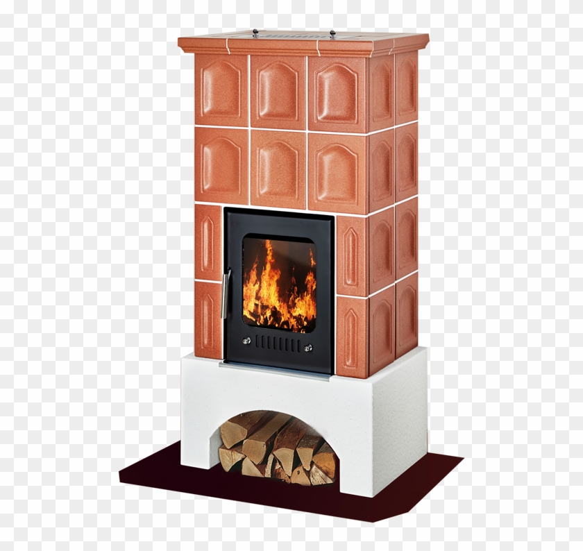 Tiled Stove Kako Fuego - Hearth Clipart