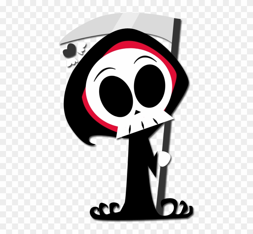 460 X 700 6 - Cute Grim Reaper Cartoon Clipart #474612