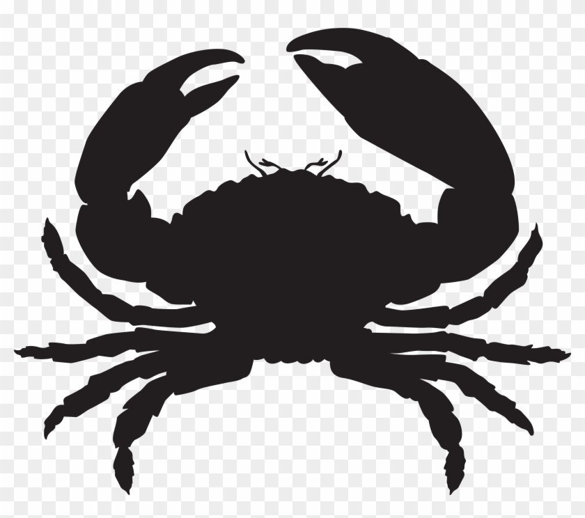 Crab Silhouette Png Clip Art Image Transparent Png #475057