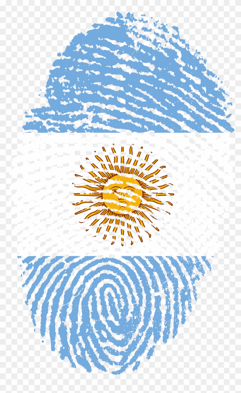 Argentina Flag Fingerprint Country 653062 - Transparent Indian Flag Hd Png Clipart