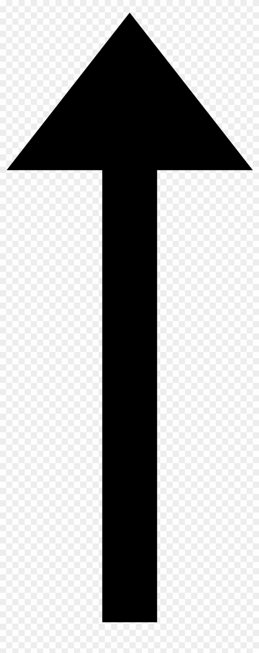 File - Arrow North - Svg - Black Arrow Up Png Clipart