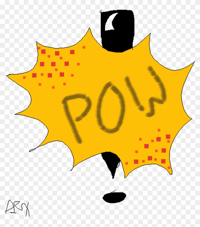 Pow - Emblem Clipart