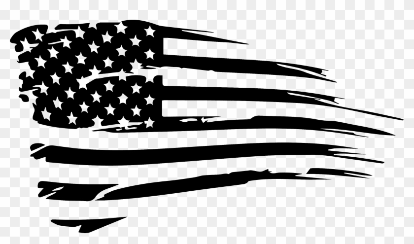 Laser Options - - American Flag Distressed Vector Clipart #475398