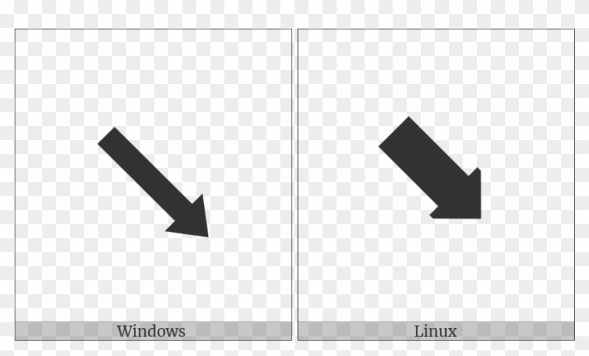 South East Black Arrow On Various Operating Systems - Graphic Design Clipart