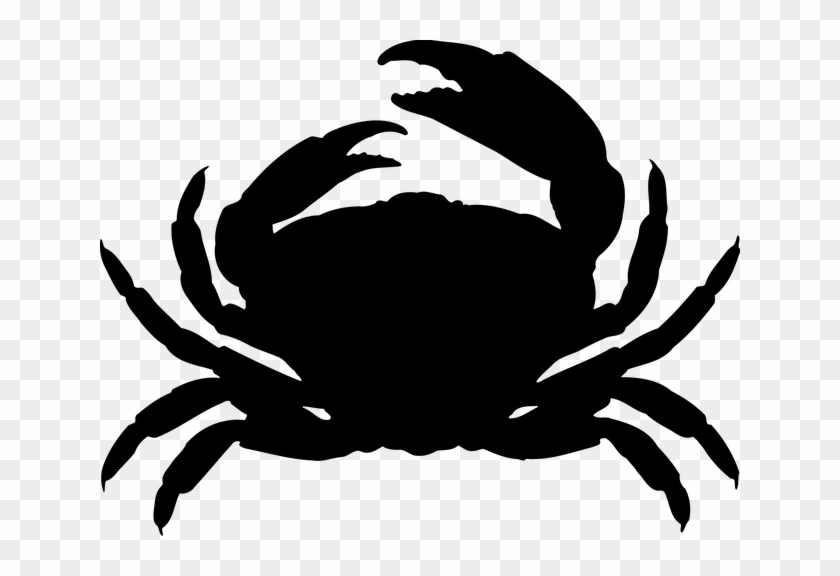 Crab Silhouette Clip Art - Png Download #475933