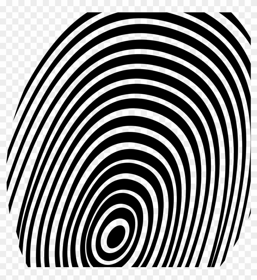 Social Webstore Logo Fingerprint - Spiral Fingerprint Clipart #476069