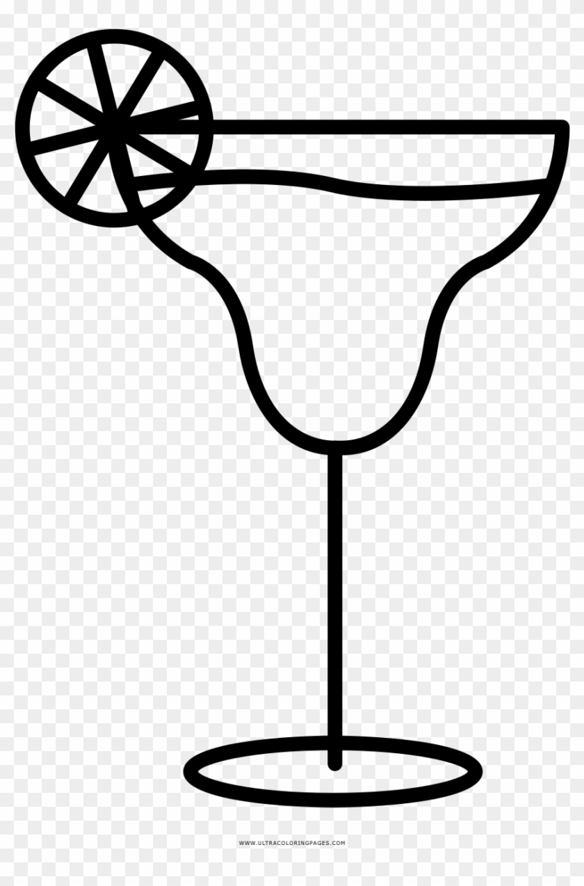 Margarita Coloring Page - Coctel Margarita Para Colorear Clipart