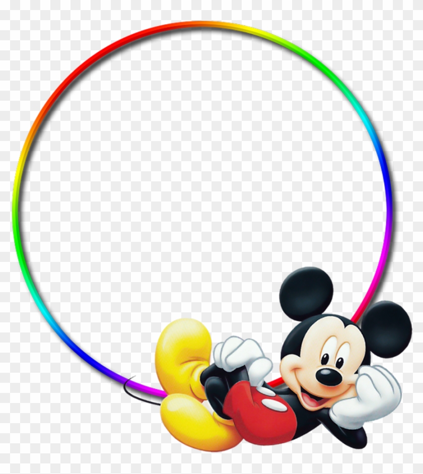 Moldura Do Mickey Png - Mickey Mouse Frame Png Clipart #476455