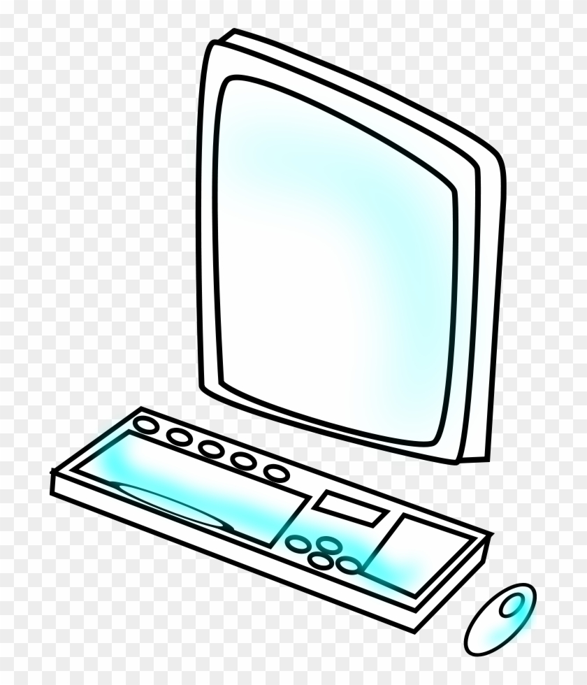 Funny Computer Large 900pixel Clipart Design - Transparent Animated Computer - Png Download #476550