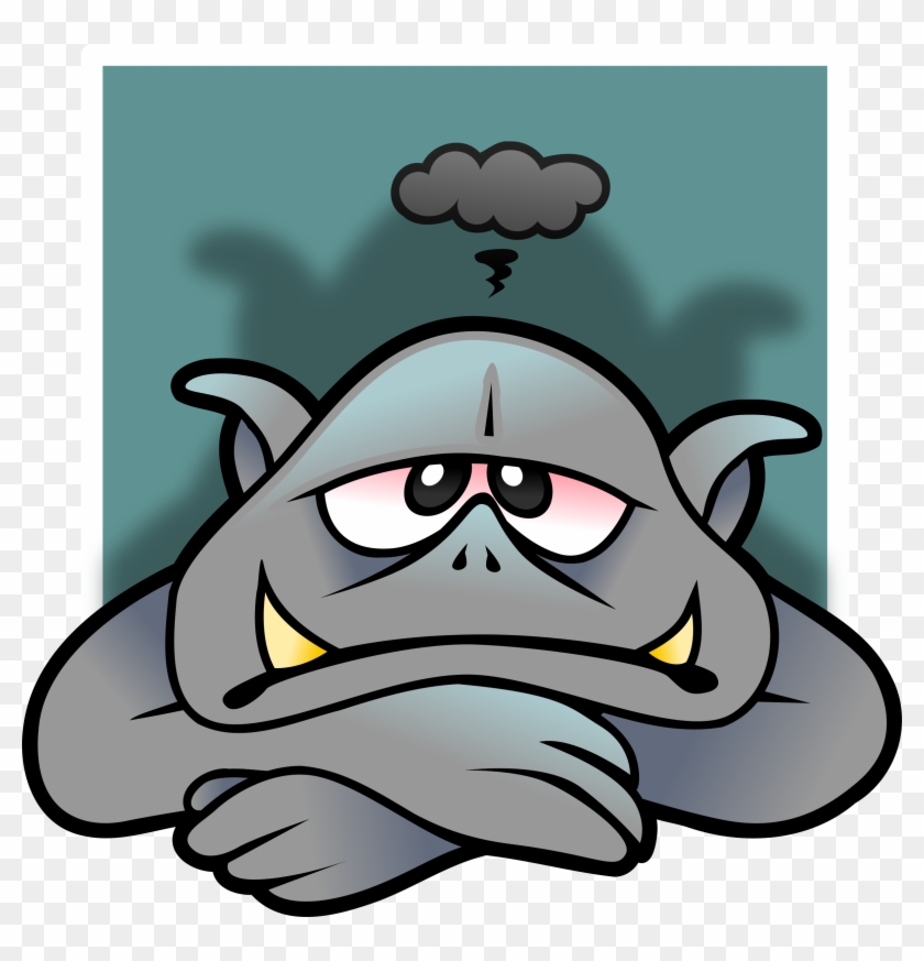 This Free Icons Png Design Of Depressed Troll Avatar Clipart #476751