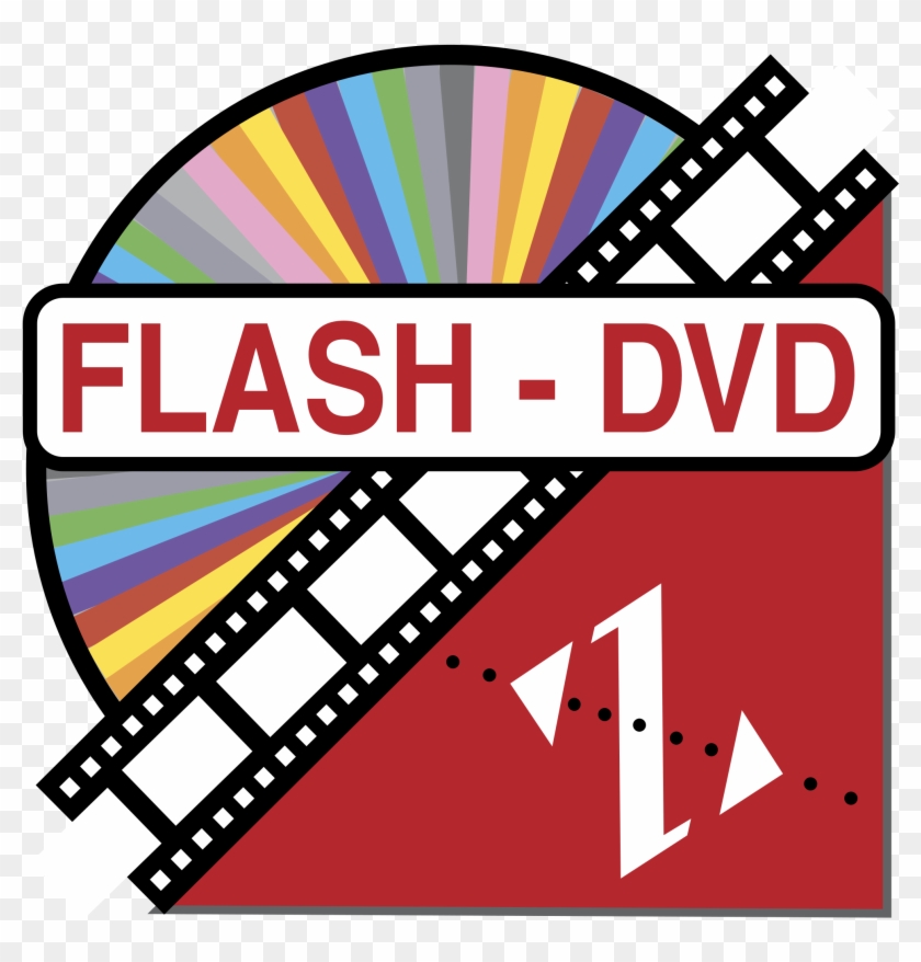 Flash Dvd Logo Png Transparent - Dvd Clipart