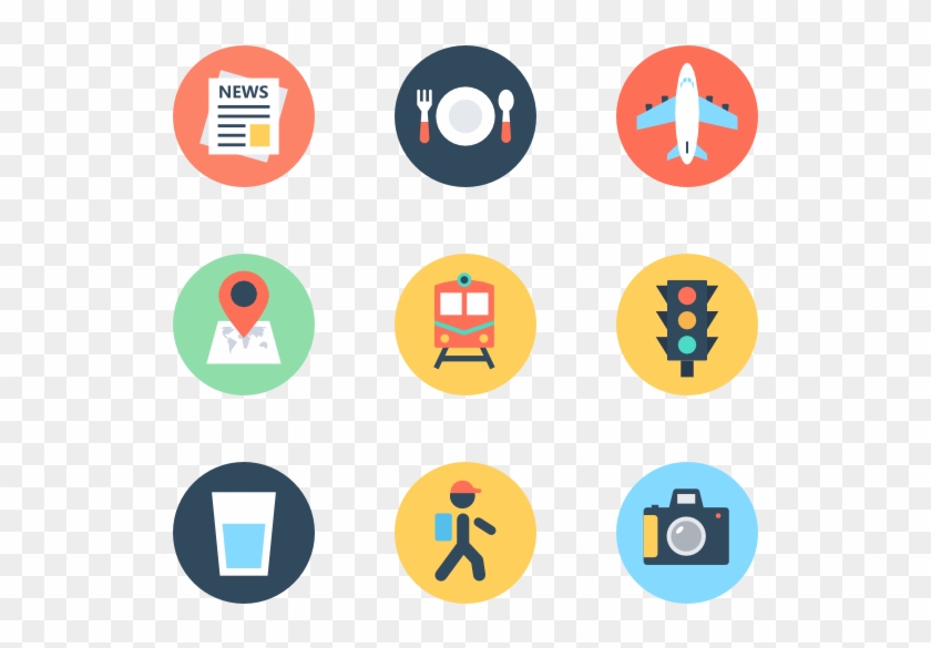 Circle Travel Icon Png Clipart #477047