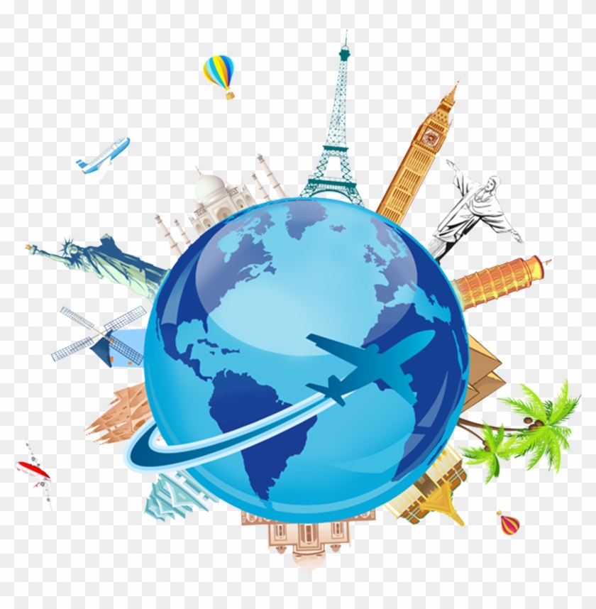 Travel Png File Download Free - Travel World Clipart