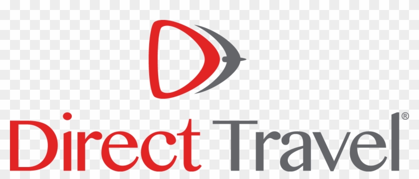 Direct Travel® Logo Pms485 Cg10 No Tag Clipart