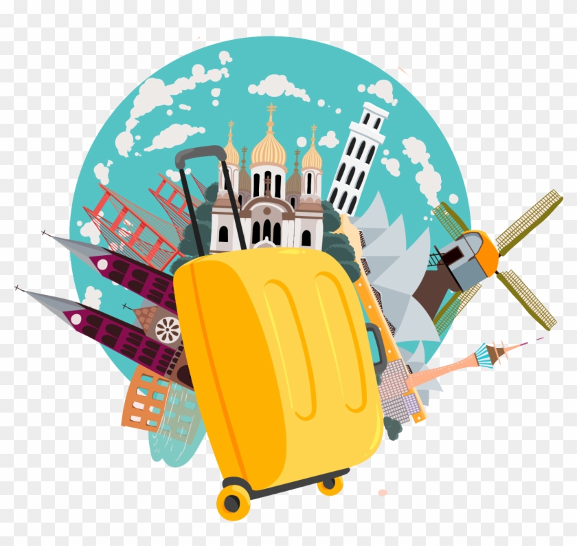 Tour Travel Png Vectors - Tour And Travel Vector Clipart #477345