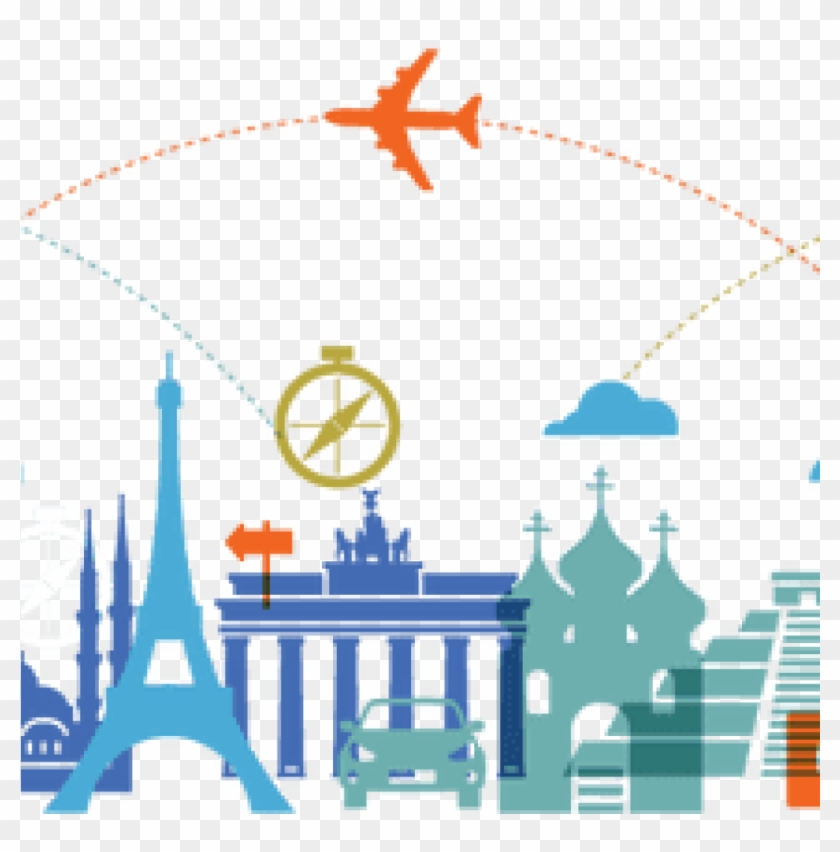 Travel Border Clipart 19 Travel Border Jpg Transparent - Transparent Travel Clip Art - Png Download #477399