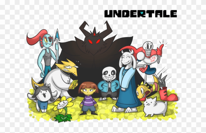 Undertale Coloring Pages - Undertale Characters In Color Clipart