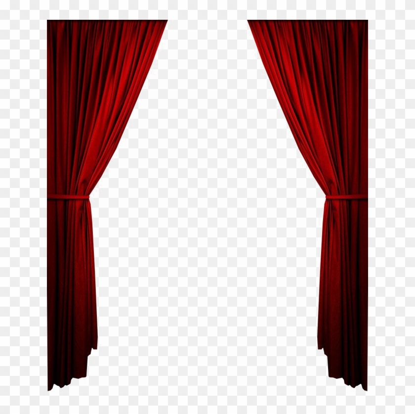 Curtains Png Clipart - Red Stage Curtains Png Transparent Png