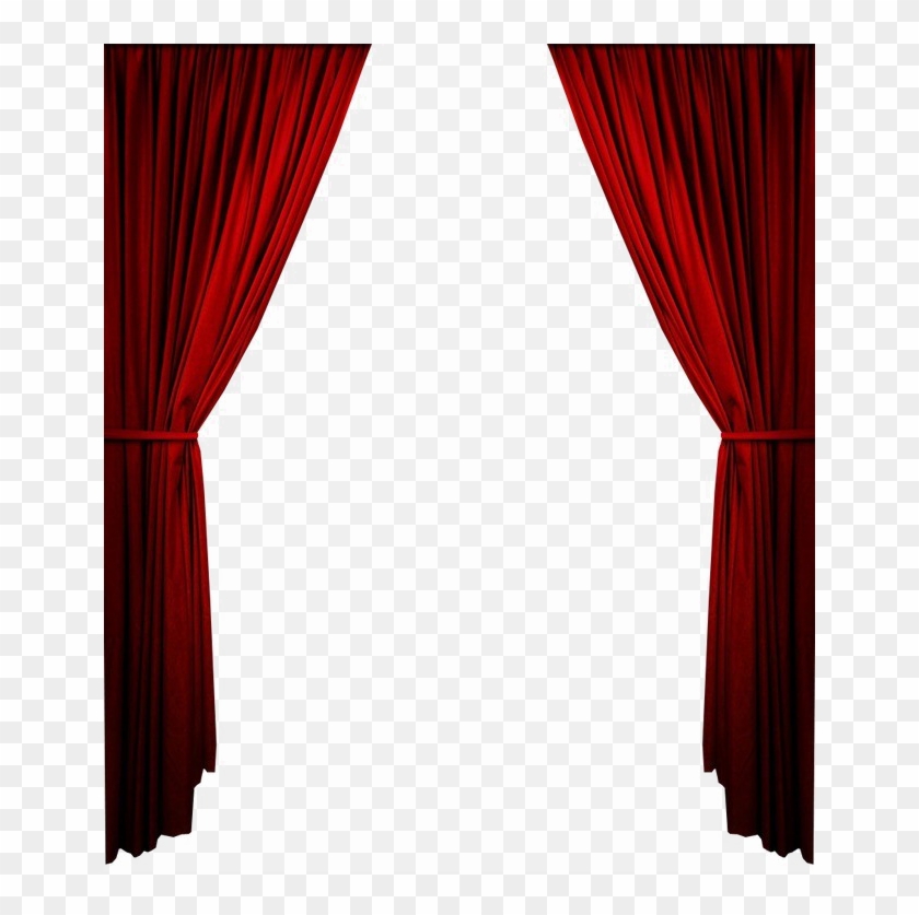 Curtains Png Clipart - Red Stage Curtains Png Transparent Png #477523