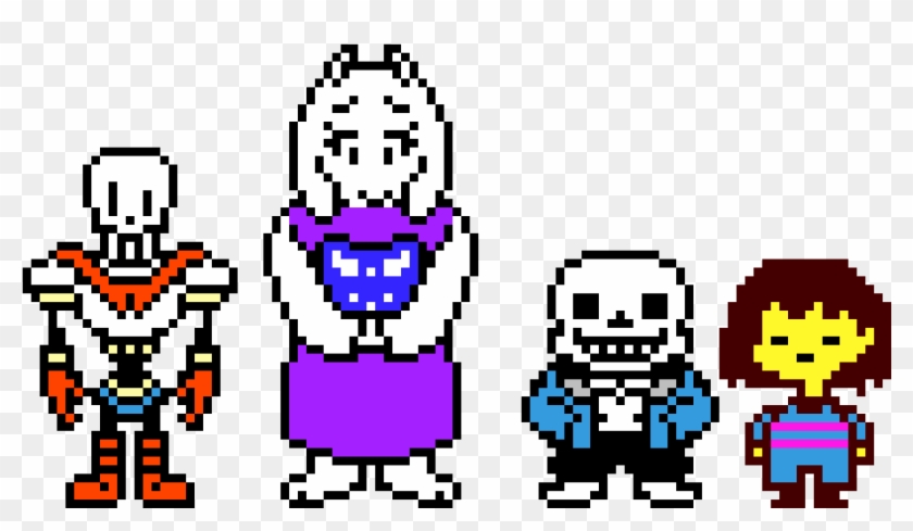Undertale Characters - Pixel Art Undertale Toriel Clipart