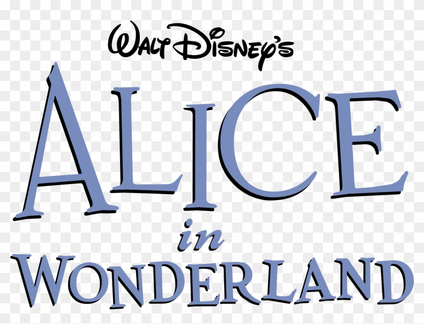 Disney's Alice In Wonderland Logo Png Transparent - Alice In Wonderland Logopedia Clipart