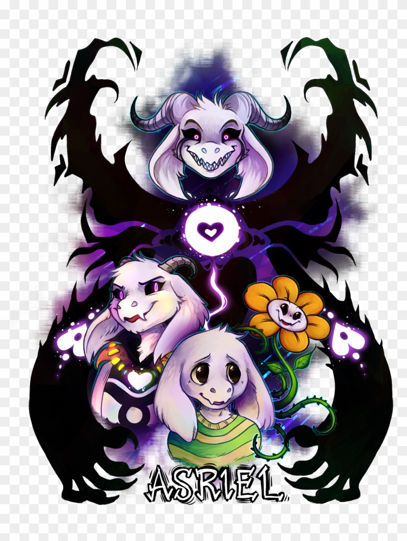 - Undertale Asriel - Undertale God Of Hyperdeath Fanart Clipart