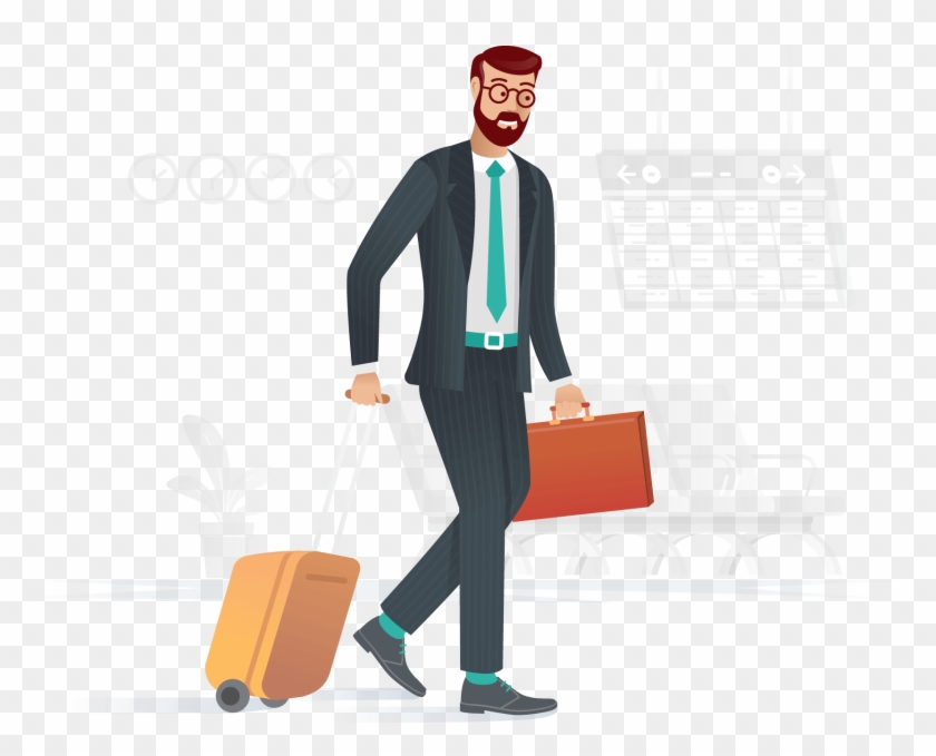 Business-travel - Standing Clipart #478499