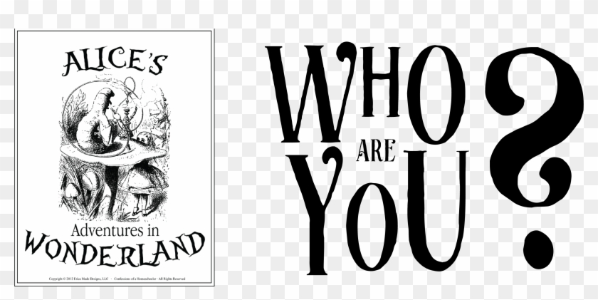 Alice's Adventures In Wonderland By Lewis Carroll - Alice In Wonderland Caterpillar Clipart