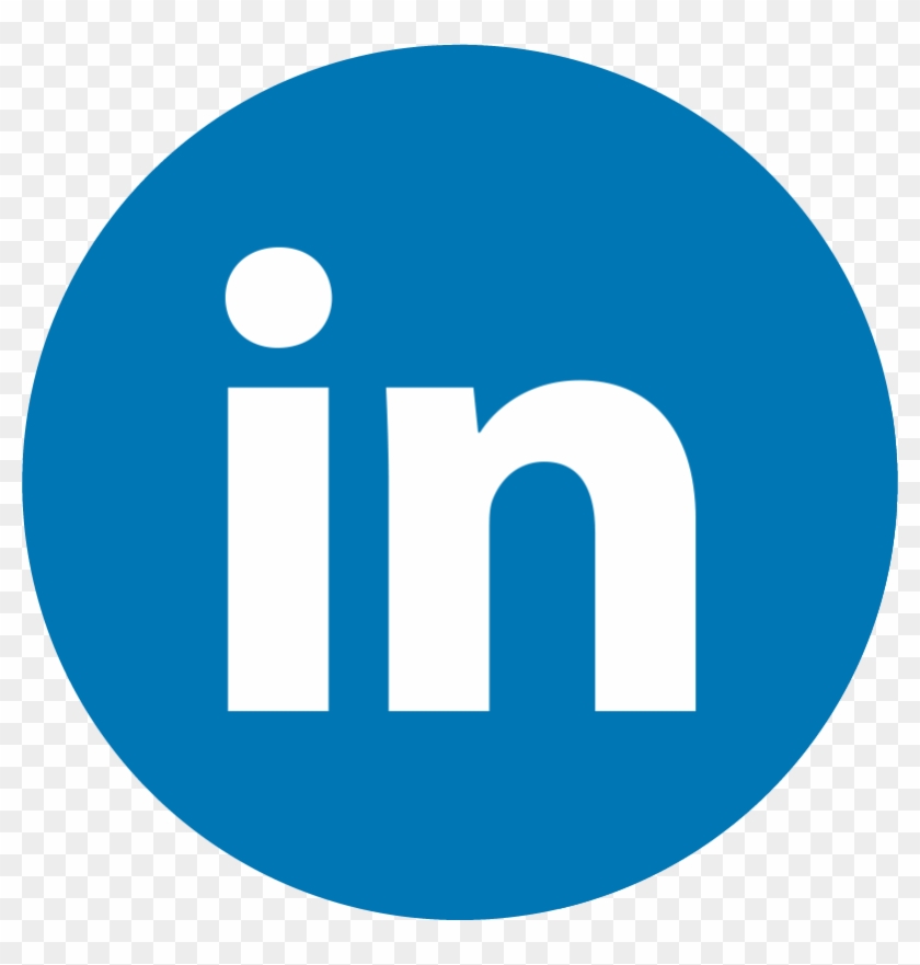 Add The Linkedin Share Button To Your Site Today - Logo Linkedin Png Rond Clipart #478634