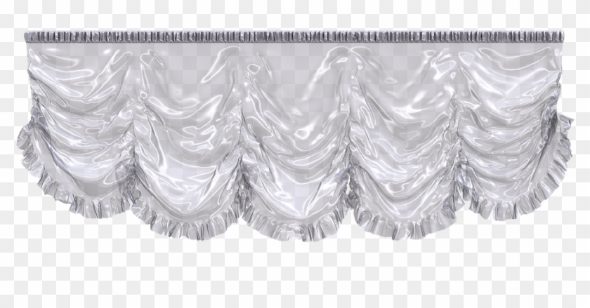 Curtain, Fabric, Transparent, Translucent, Hell, White - Transparent Silk Window Curtain Png Clipart #478744