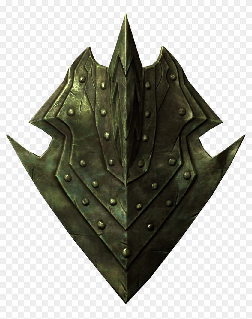 The - Skyrim Orcish Shield Clipart #479947