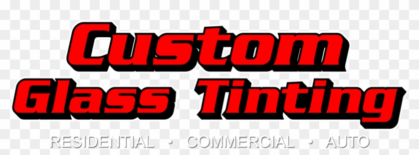 Custom Glass Tinting - Graphic Design Clipart #4700107