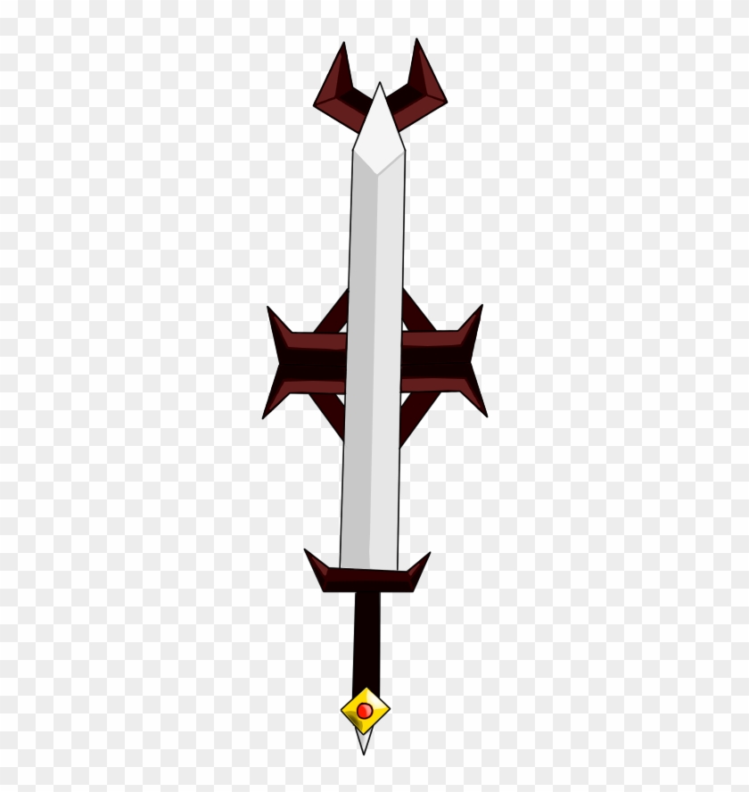 Fire Sword - Cross Clipart