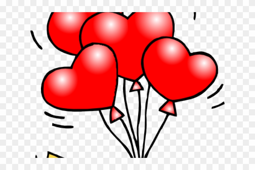 Balloons Clipart Cartoon - Free Happy Valentines Day Clip Art - Png Download #4700136