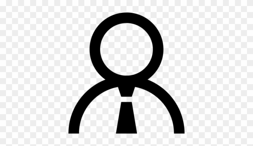 Person Icons Tie - Service Manager Icon Clipart