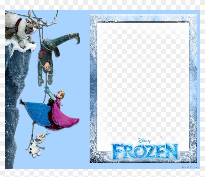 Marco Fotos Personajes Frozen - Borde De La Frozen Clipart #4700625