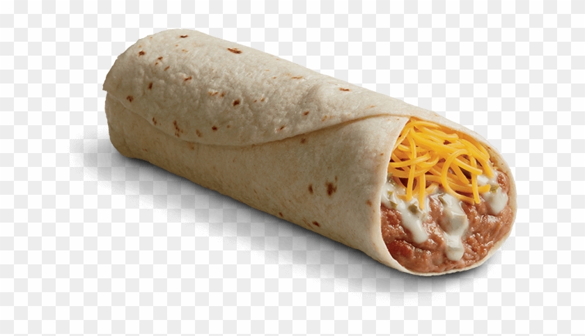 Queso Bean Burrito - Bean Burrito Png Clipart #4700690
