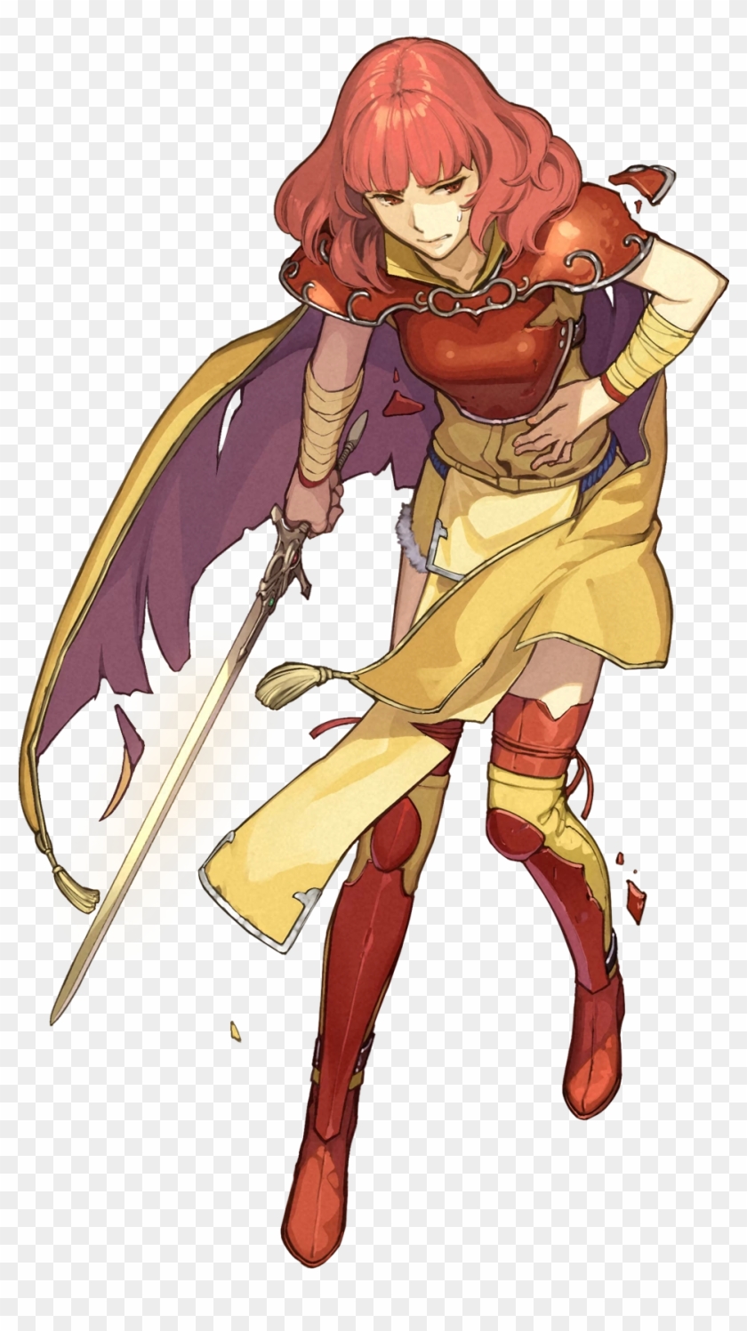 Warrior Princess Injured Fire Emblem Heroes / Echoes - Fire Emblem Heroes Celica Clipart