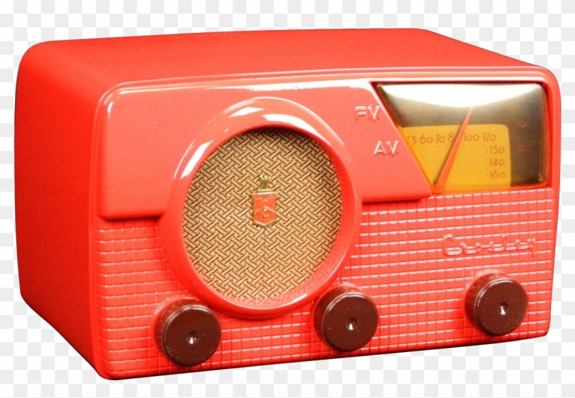 Vintage 1953 Crosley Am & Fm Bands Radio Model E 30 - Electronics Clipart