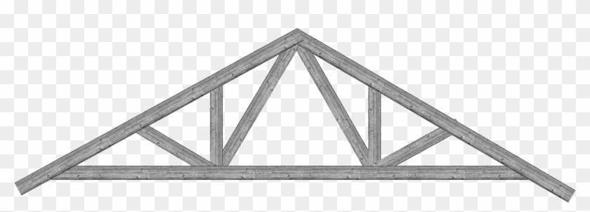 Bridge Clipart Truss Bridge - Skillion Roof Truss Design - Png Download