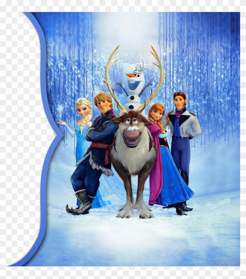 Marco Fotos Personajes Frozen - Happy 4th Birthday Frozen Clipart #4700838