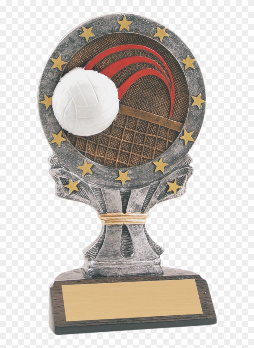 6 1/4″ Volleyball All Star Resin - Trophy Clipart #4701207