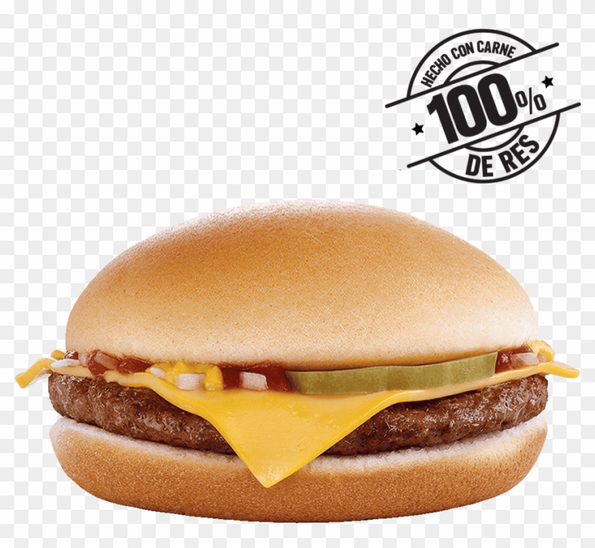 Hamburguesa Con Carne De 50 Gr, Queso Cheddar, Cebolla, - Cheeseburger Clipart #4701407