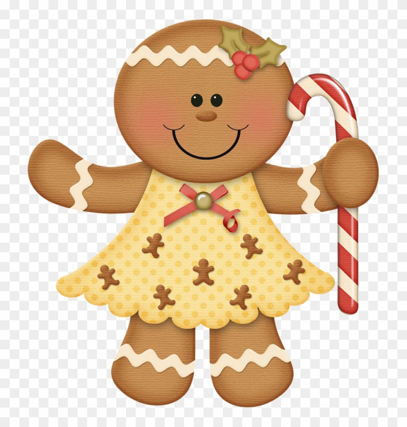 Bread Clipart Christmas - Cute Gingerbread Clipart - Png Download